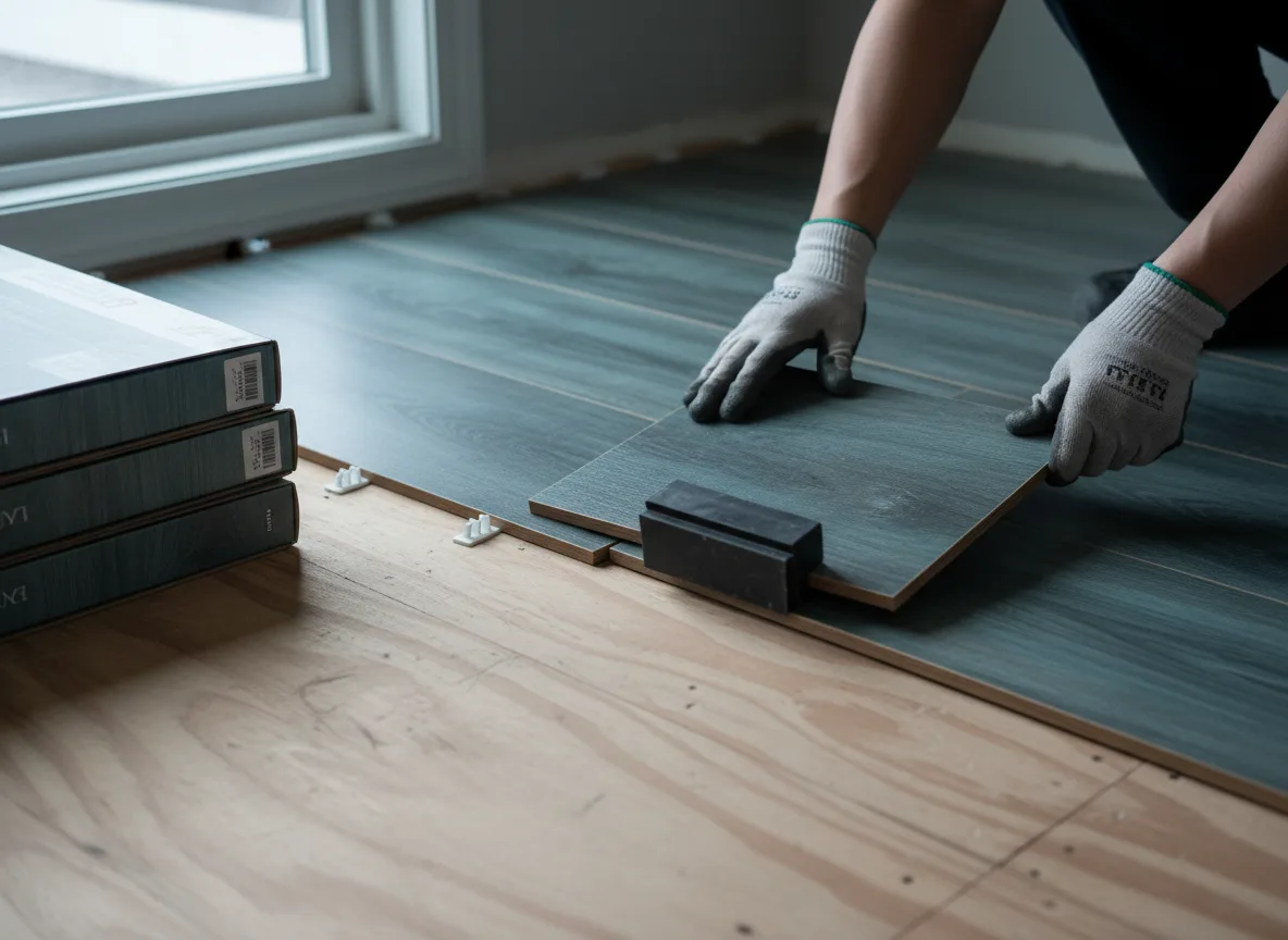 Luxury Vinyl Plank Installation company in Crystal, ND